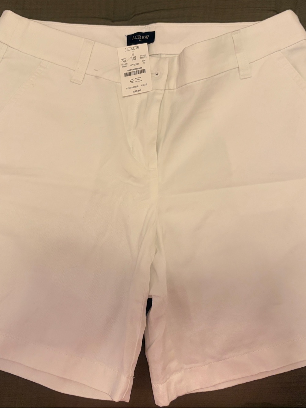 J.Crew White Women's Tailored Shorts